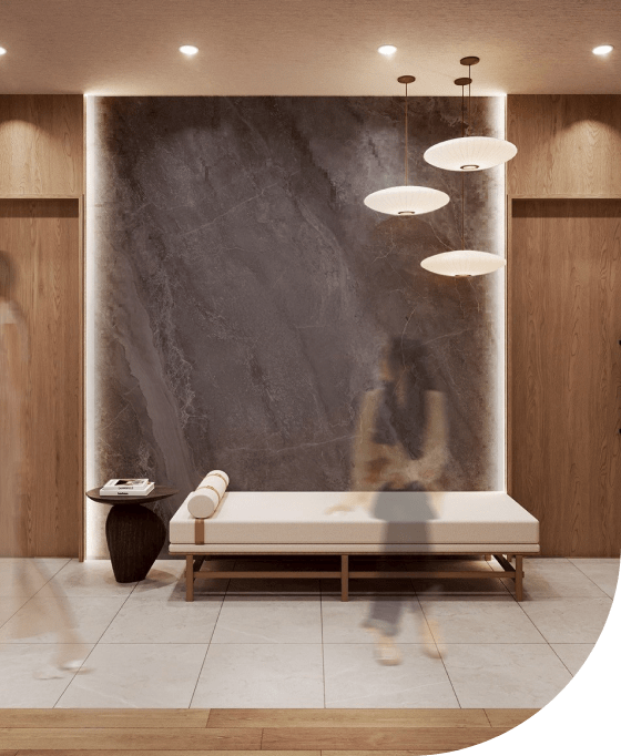 MoriLabo美容形成外科の高級感ある診察室の内観